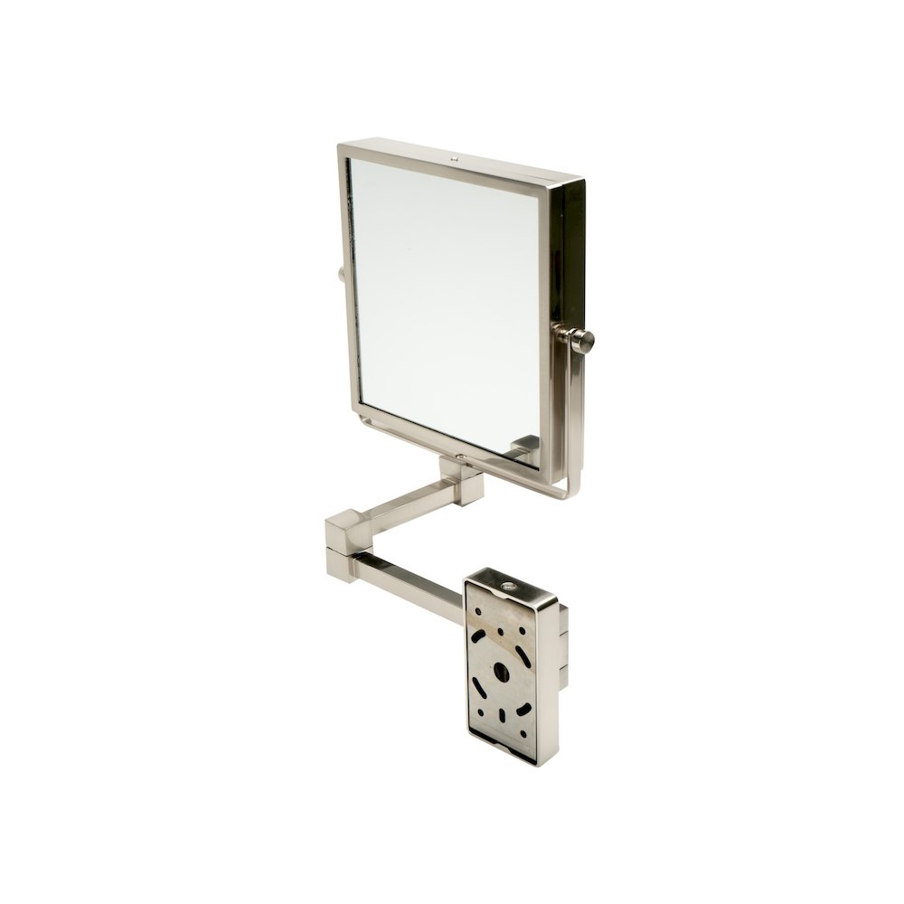 8" Square Wall Mounted 5x Magnify Cosmetic Mirror. Picture 5
