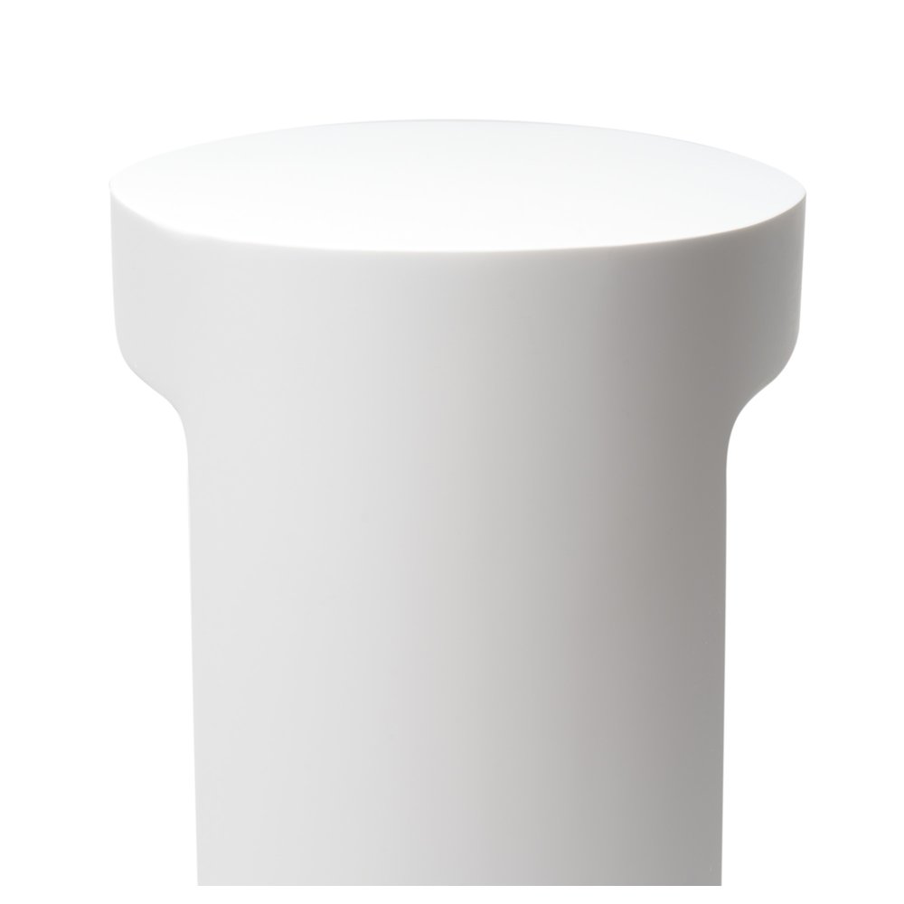 White Matte Solid Surface Resin Bathroom / Shower Stool. Picture 8