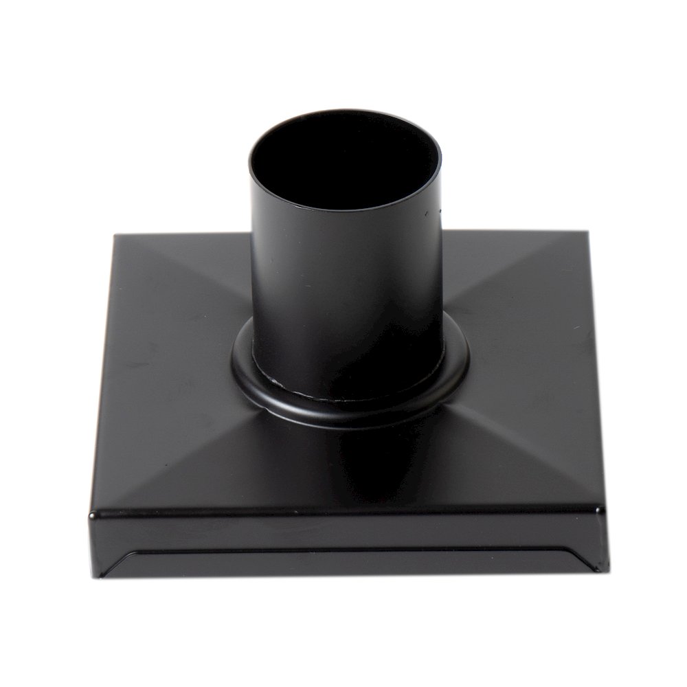 5" x 5" Black Matte Square Stainless Steel Shower Drain with Groove Holes. Picture 5