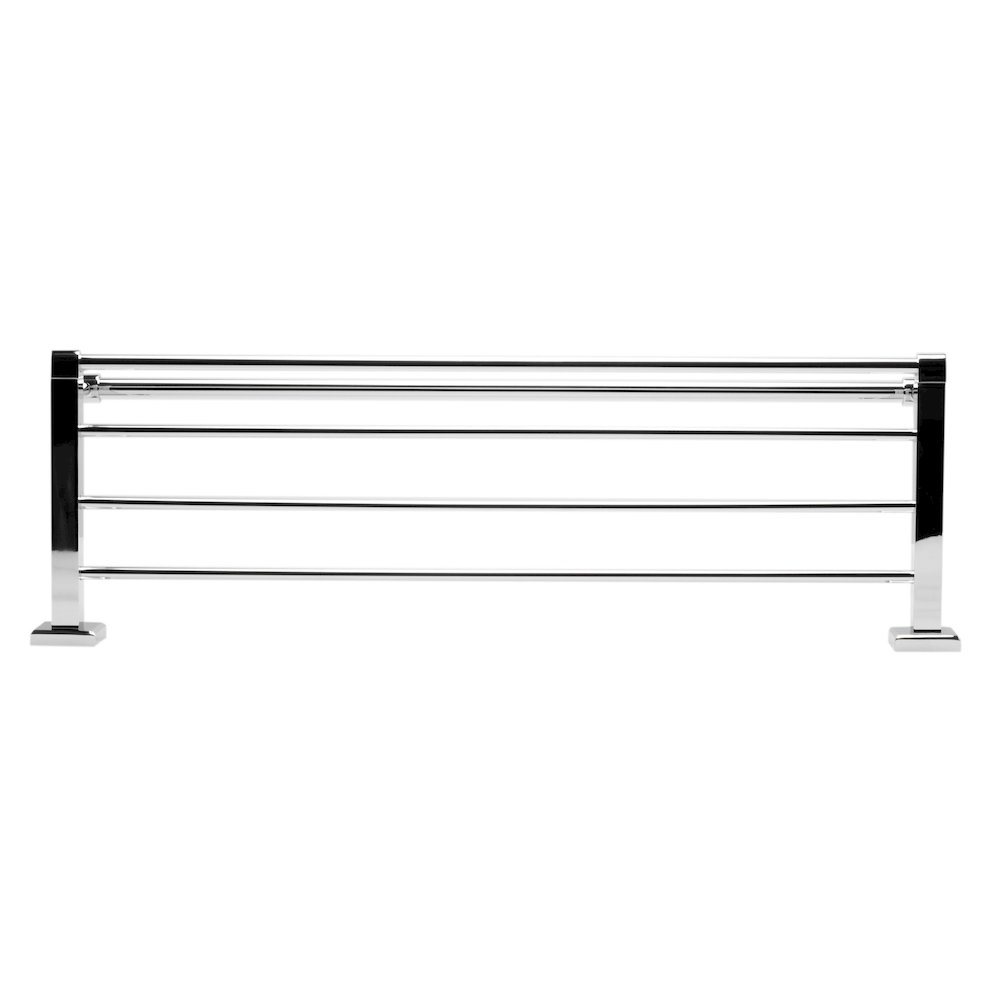 Polished Chrome 24 inch Towel Bar & Shelf Bathroom Accessory. Picture 3