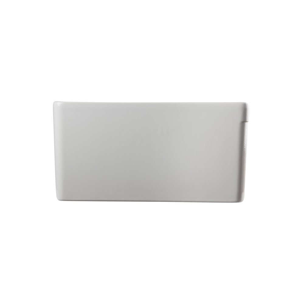 White 30" Contemporary Smooth Apron Fireclay Farmhouse Kitchen Sink. Picture 6