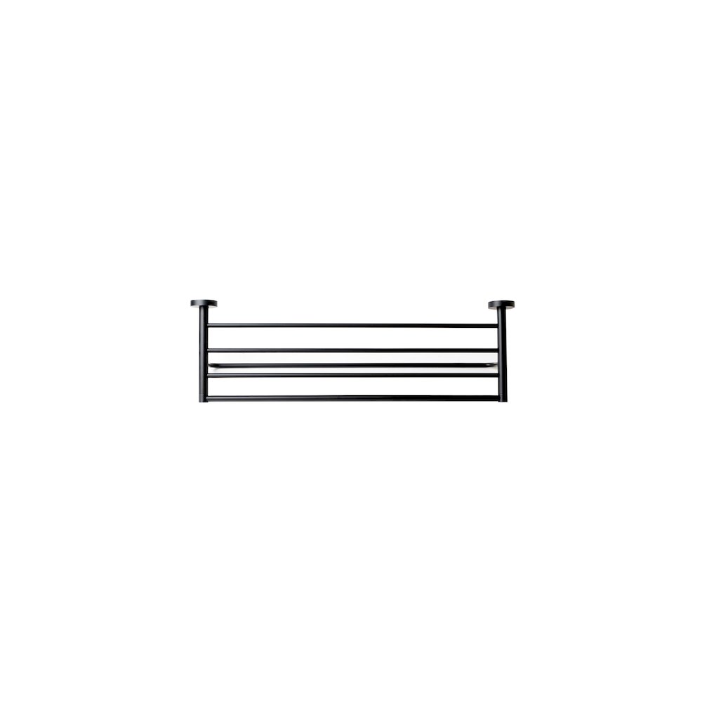 Black Matte 26" Towel Bar & Shelf. Picture 4