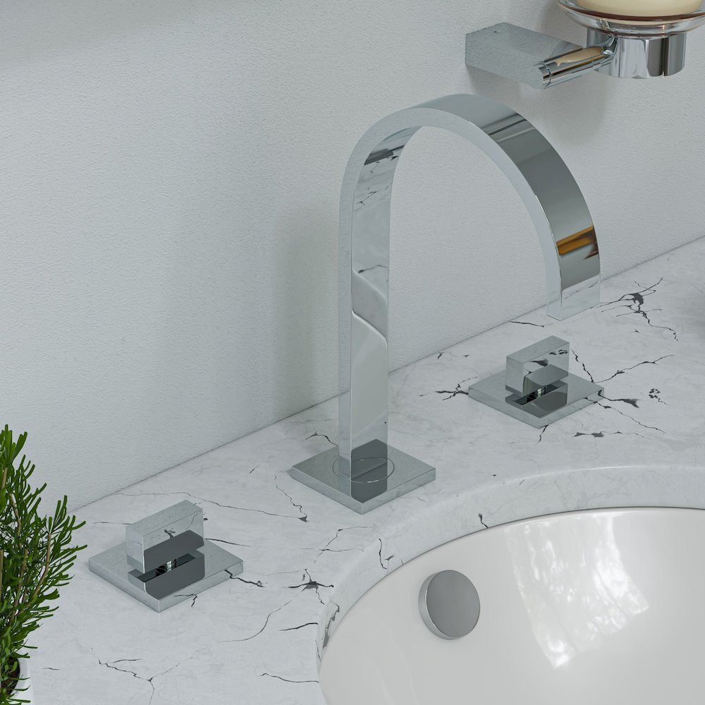 White 17" Round Undermount Ceramic Sink. Picture 5