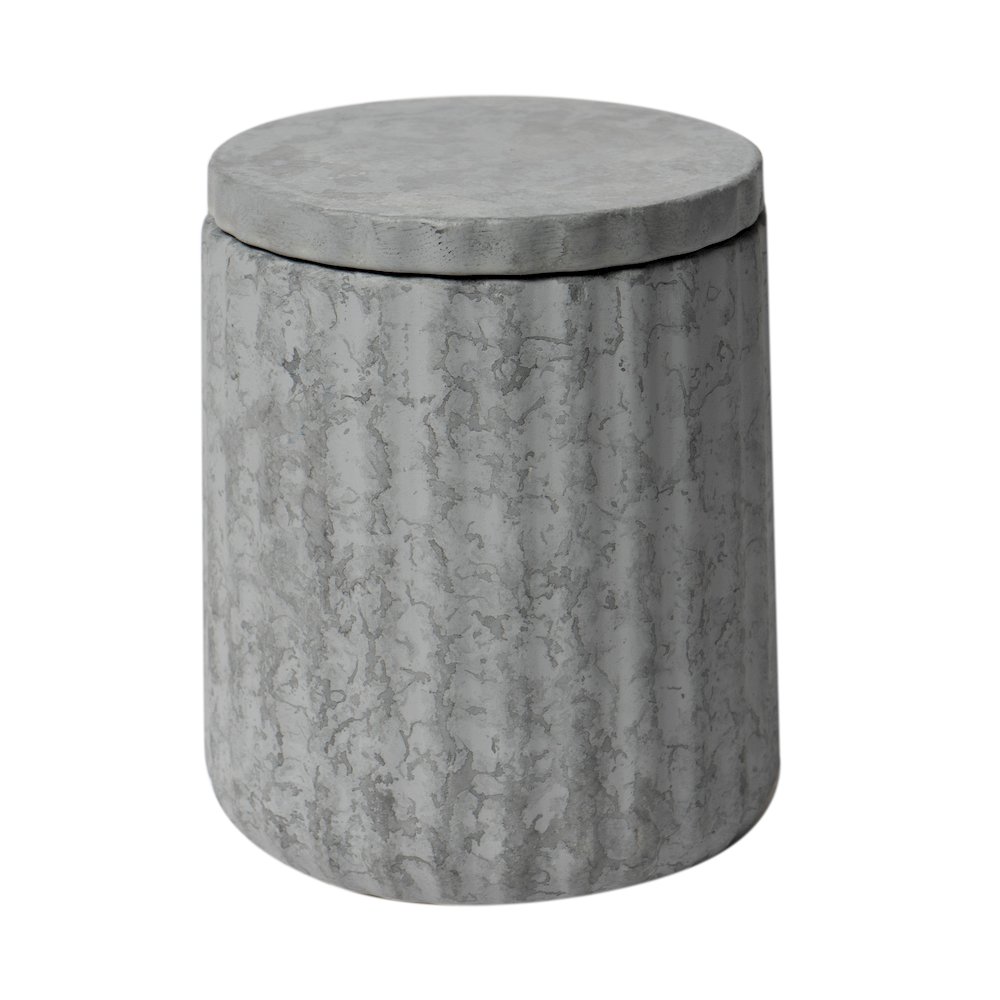 5 Piece Solid Concrete Gray Matte Bathroom Accessory Set. Picture 6