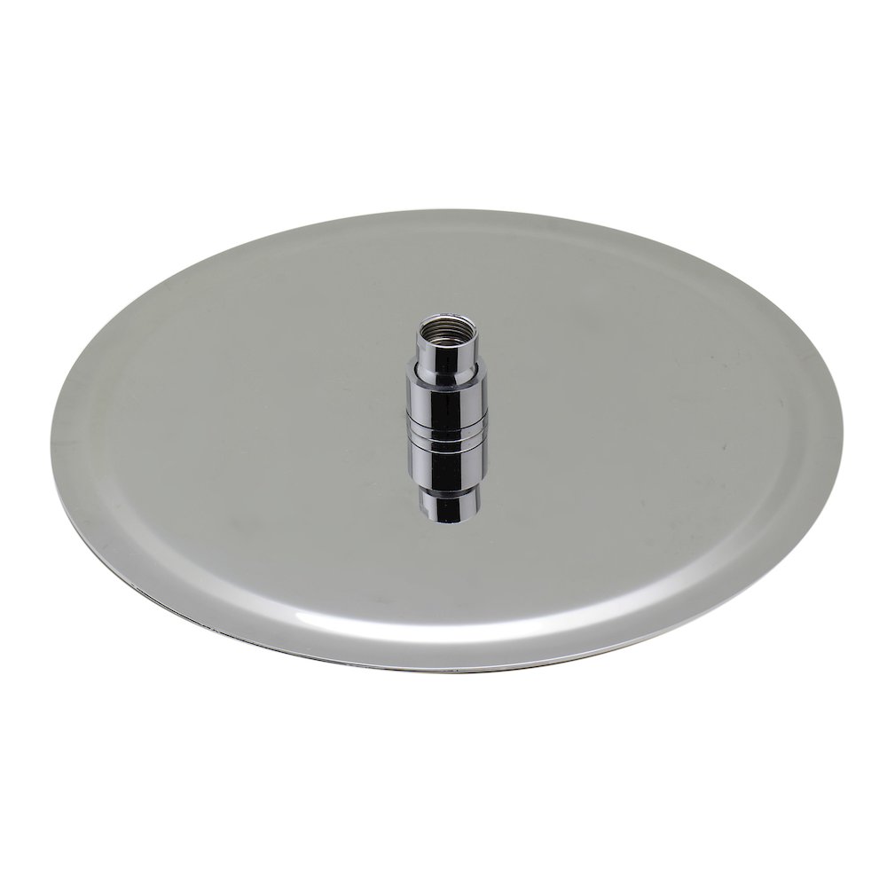 Solid Polished Stainless Steel 12" Round Ultra Thin Rain Shower Head. Picture 4
