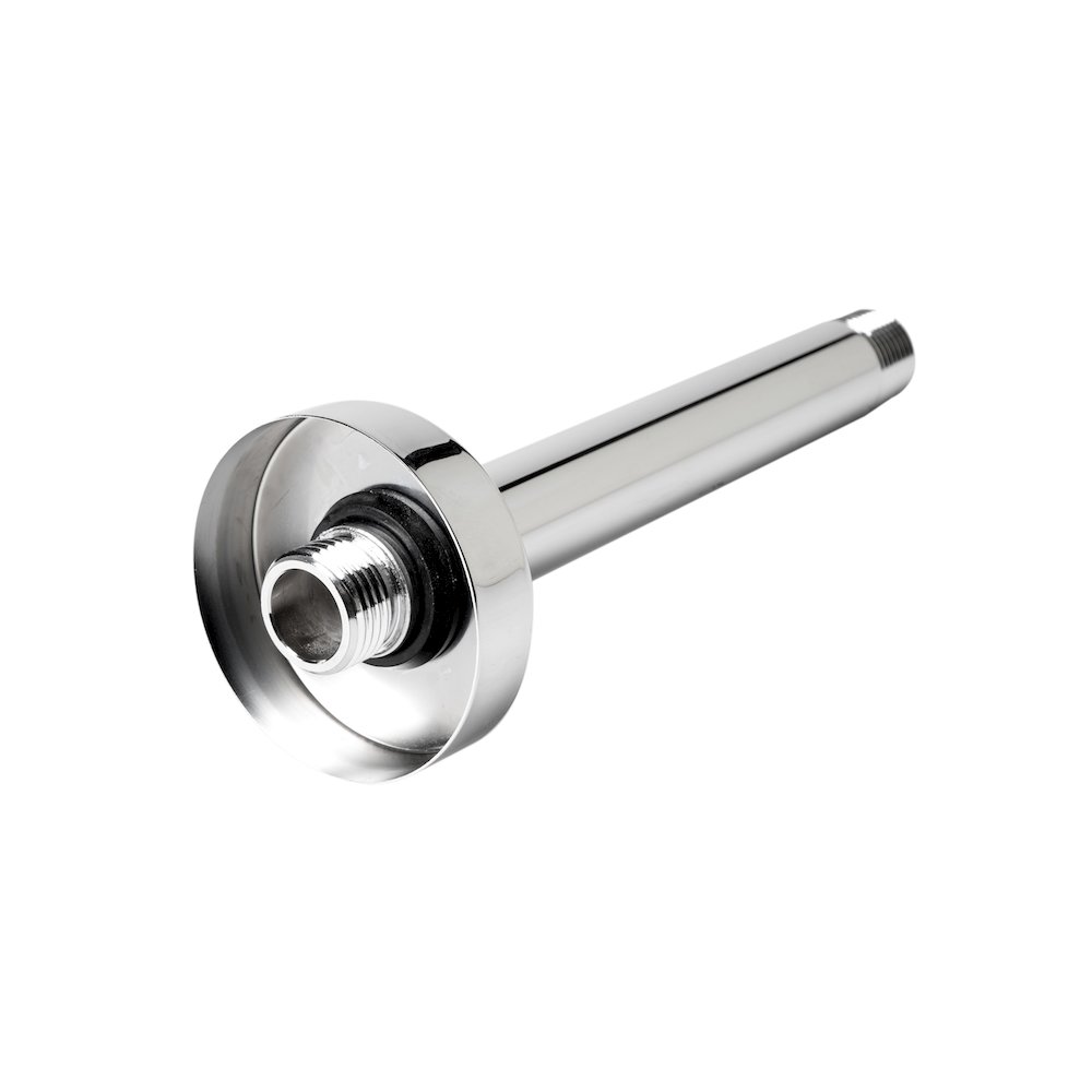 Polished Chrome 6" Round Ceiling Shower Arm. Picture 2