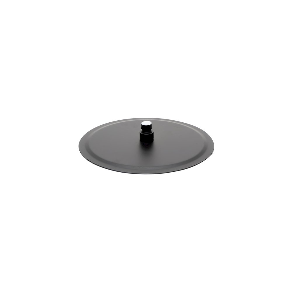 Matte Black Stainless Steel 12" Round Ultra-Thin Rain Shower Head. Picture 4