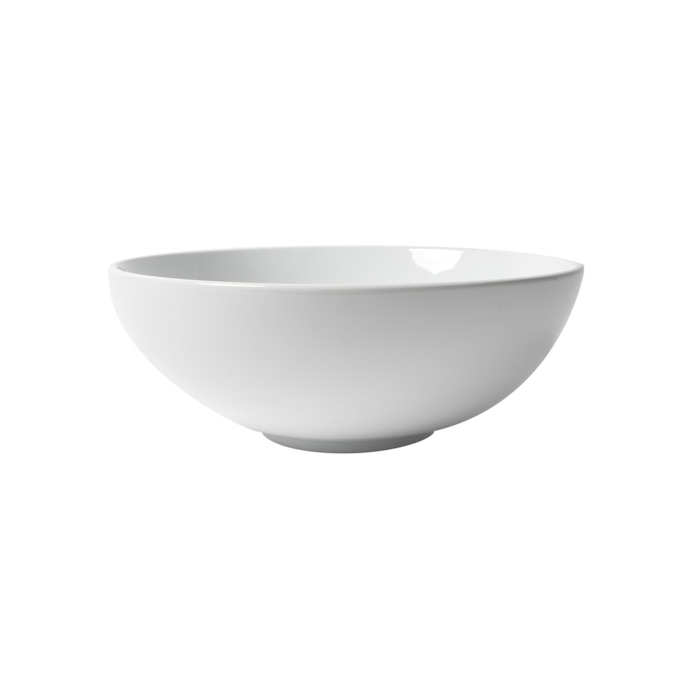 White 15" Round Vessel Bowl Above Mount Ceramic Sink. Picture 6
