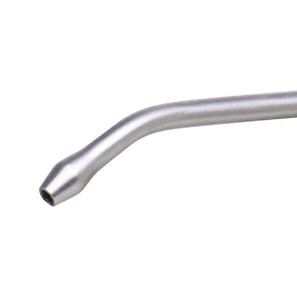 Solid Brushed Stainless Steel Modern Soap Dispenser. Picture 2