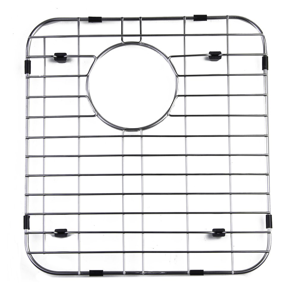 Right Solid Stainless Steel Kitchen Sink Grid. Picture 1