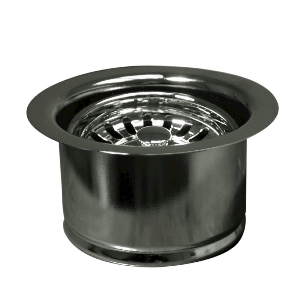 3 1/2" Waste Disposer Trim with Matching Basket Strainer for Deep Fireclay Sinks. Picture 1