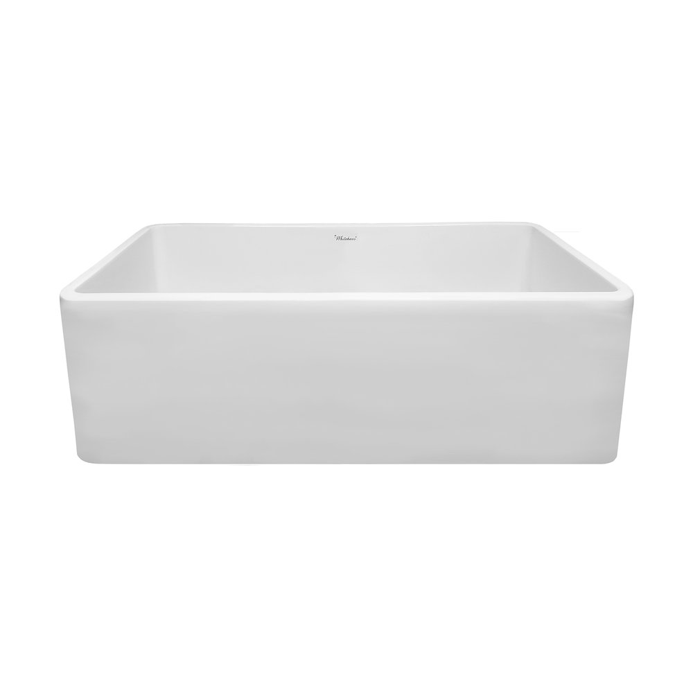 Farmhaus Fireclay Duet Series Reversible Sink with Smooth Front Apron. Picture 1