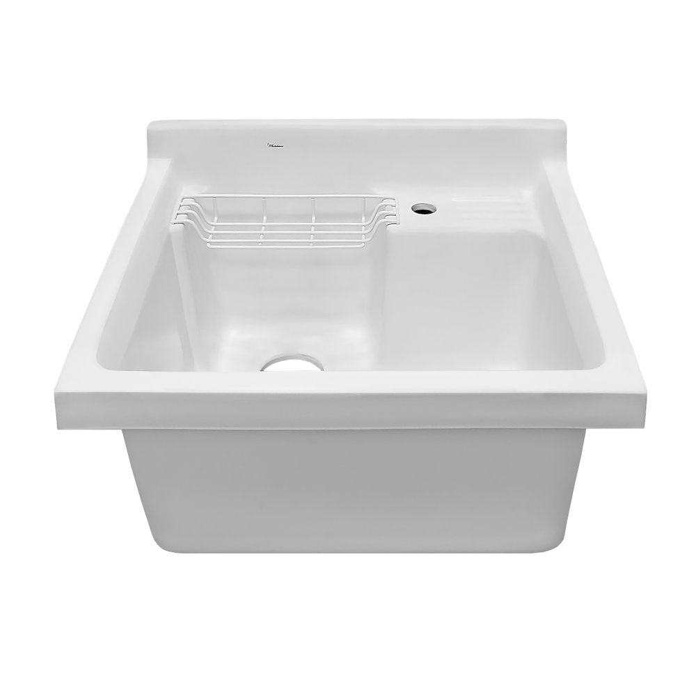 Vitreous China Single Bowl, Drop-in Sink. Picture 2