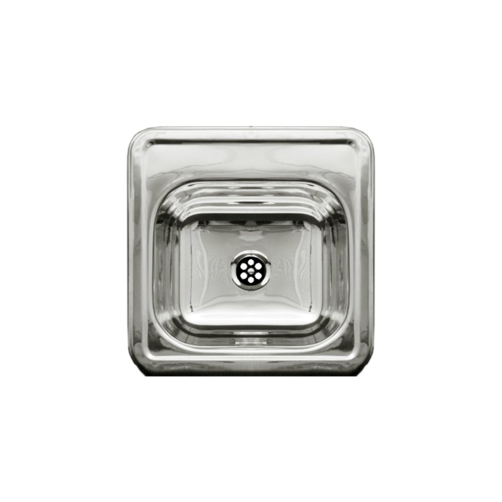 Decorative Square Drop-in Entertainment/Prep Sink with a Smooth Surface. Picture 1
