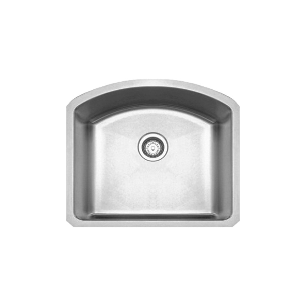 Brushed Stainless Steel Chefhaus Series Single Bowl Undermount Sink. Picture 1