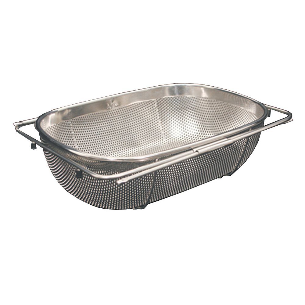 Over the Sink Stainles Steel Extendable Colander/Strainer. Picture 1