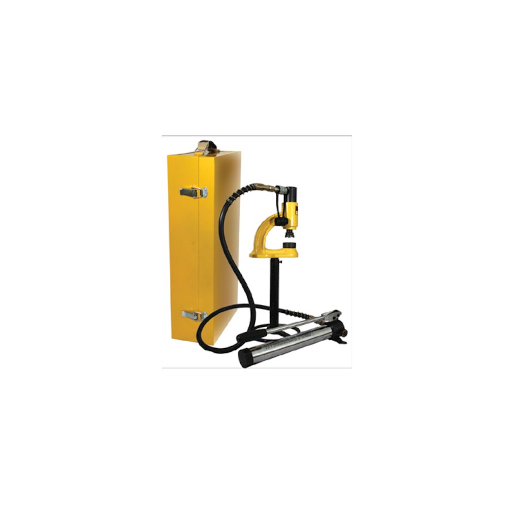 Hydraulic Manual Hole Punching Machine for use. Picture 1