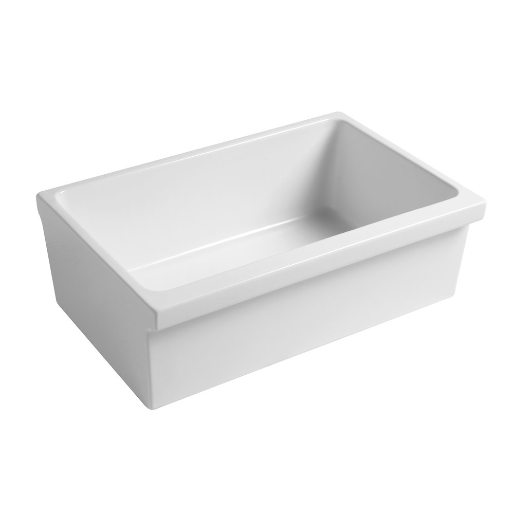 Farmhaus Fireclay Quatro Alcove Reversible Sink. Picture 3