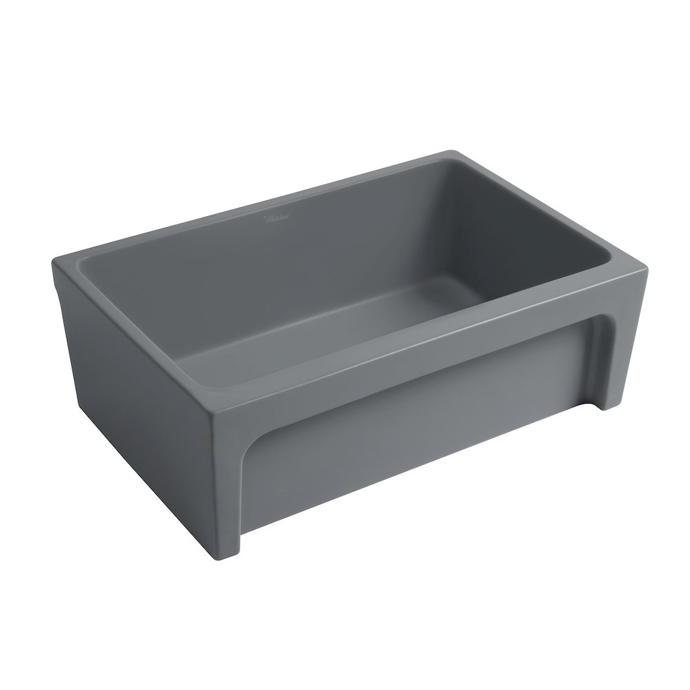 Glencove 30" Reversible Matte Kitchen Fireclay Sink. Picture 2