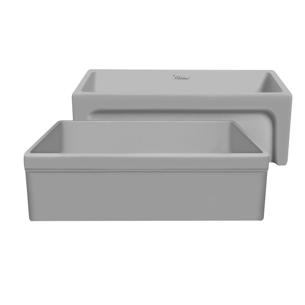 Glencove 30" Reversible Matte Kitchen Fireclay Sink. Picture 1