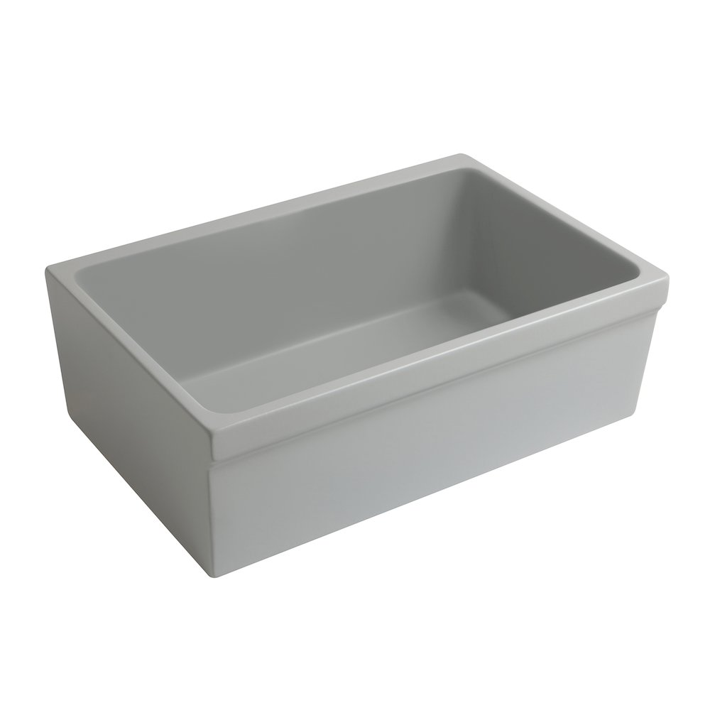 Glencove 30" Reversible Matte Kitchen Fireclay Sink. Picture 3