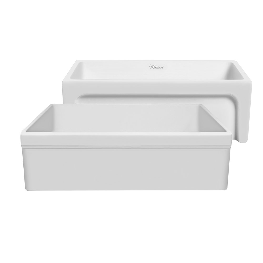 Glencove 30" Reversible Matte Kitchen Fireclay Sink. Picture 1