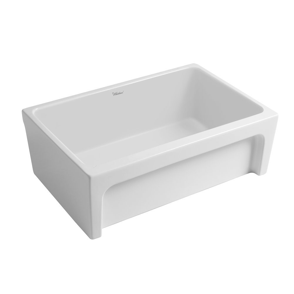 Glencove 30" Reversible Matte Kitchen Fireclay Sink. Picture 2