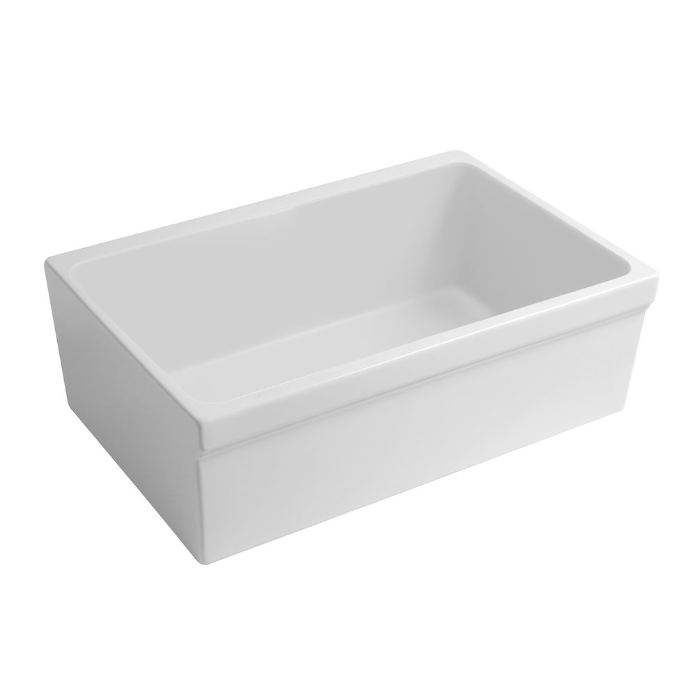 Glencove 30" Reversible Matte Kitchen Fireclay Sink. Picture 3