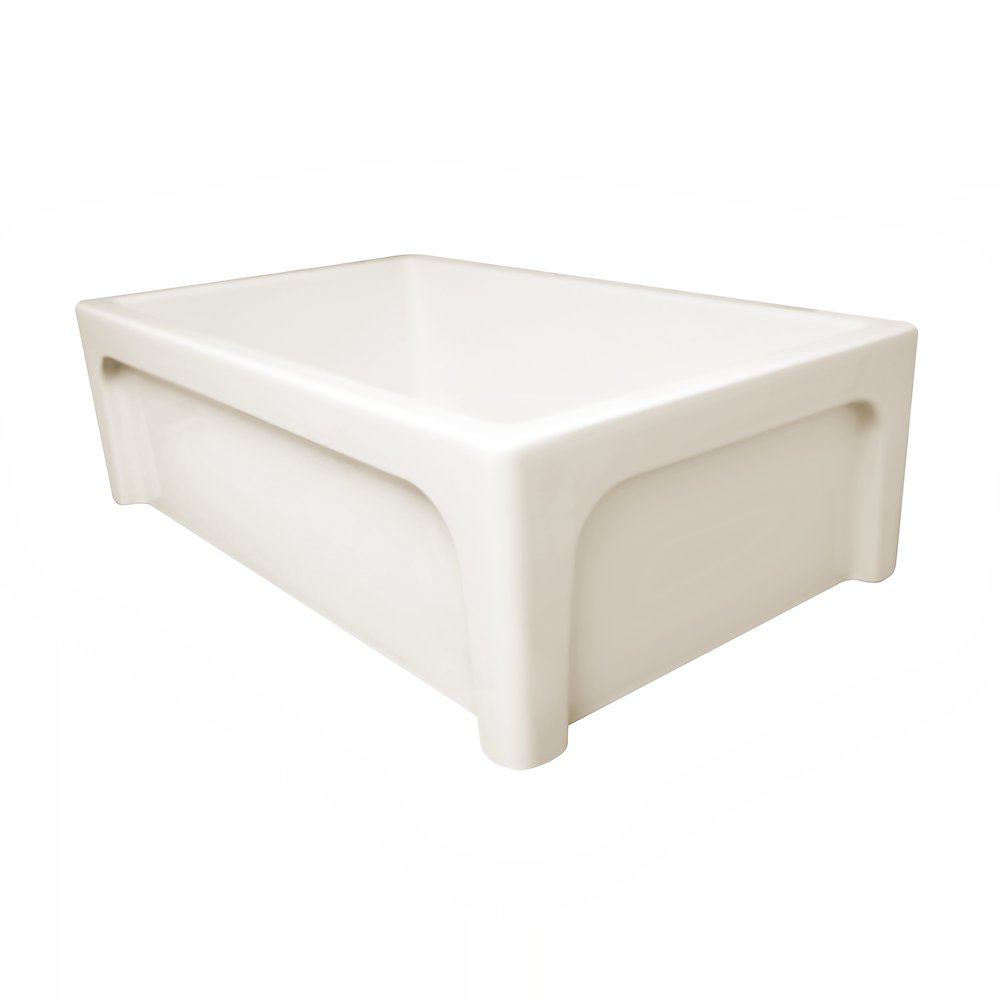 Shakerhaus 33" Reversible Kitchen Fireclay Sink. Picture 5