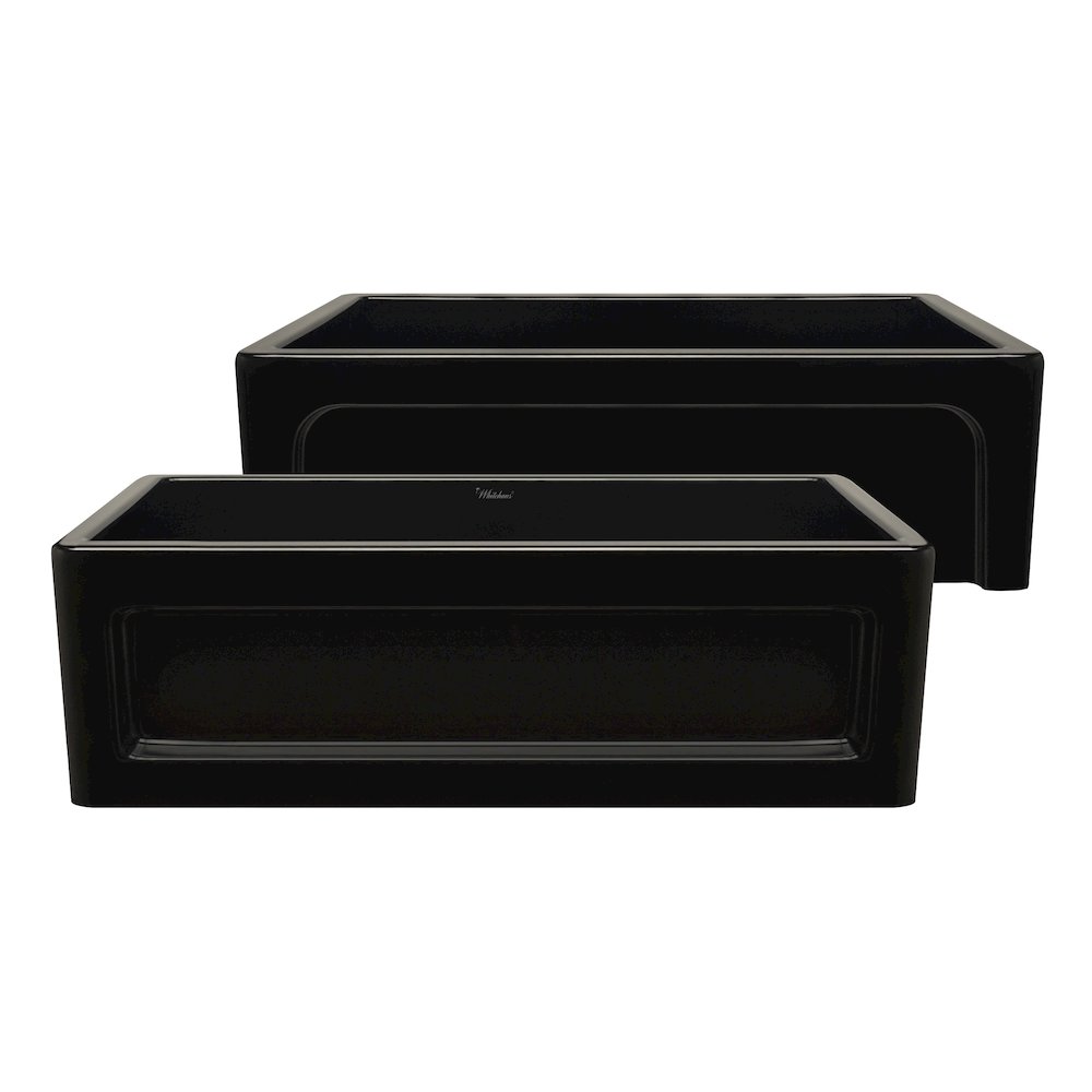 Shakerhaus 33" Reversible Kitchen Fireclay Sink. Picture 5
