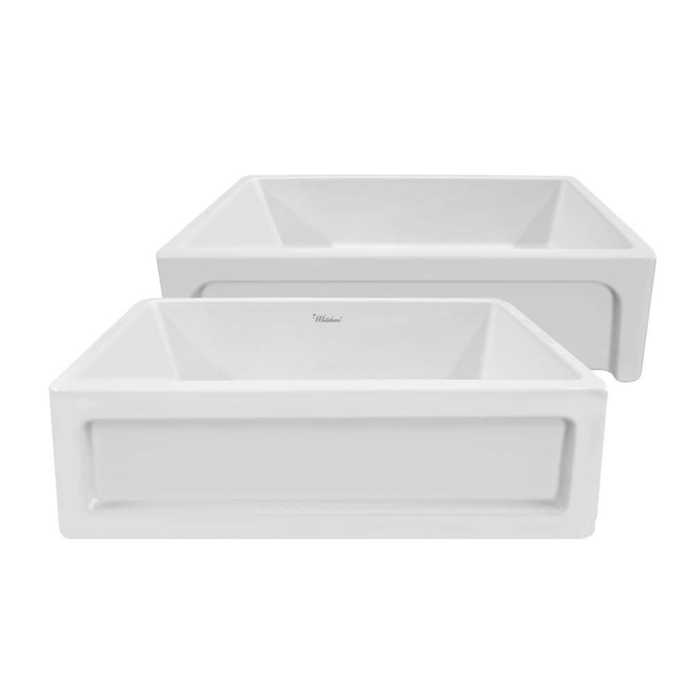 Shakerhaus 33" Reversible Kitchen Fireclay Sink. Picture 6