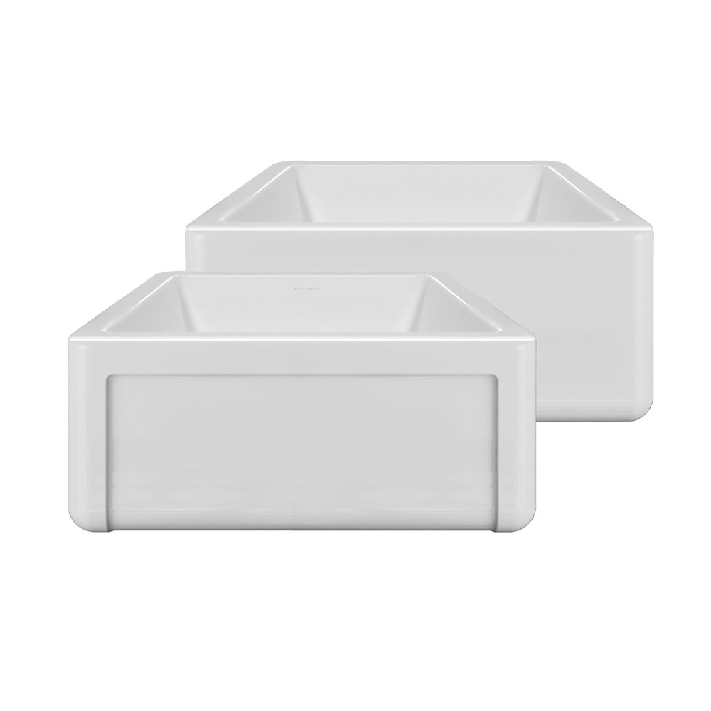 Collection 24" Reversible Single Bowl Fireclay Kitchen Sink. Picture 1