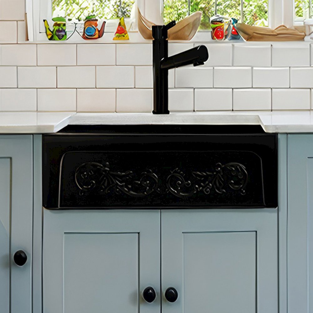 Glencove St. Ives 33" Front Apron Fireclay Sink. Picture 5