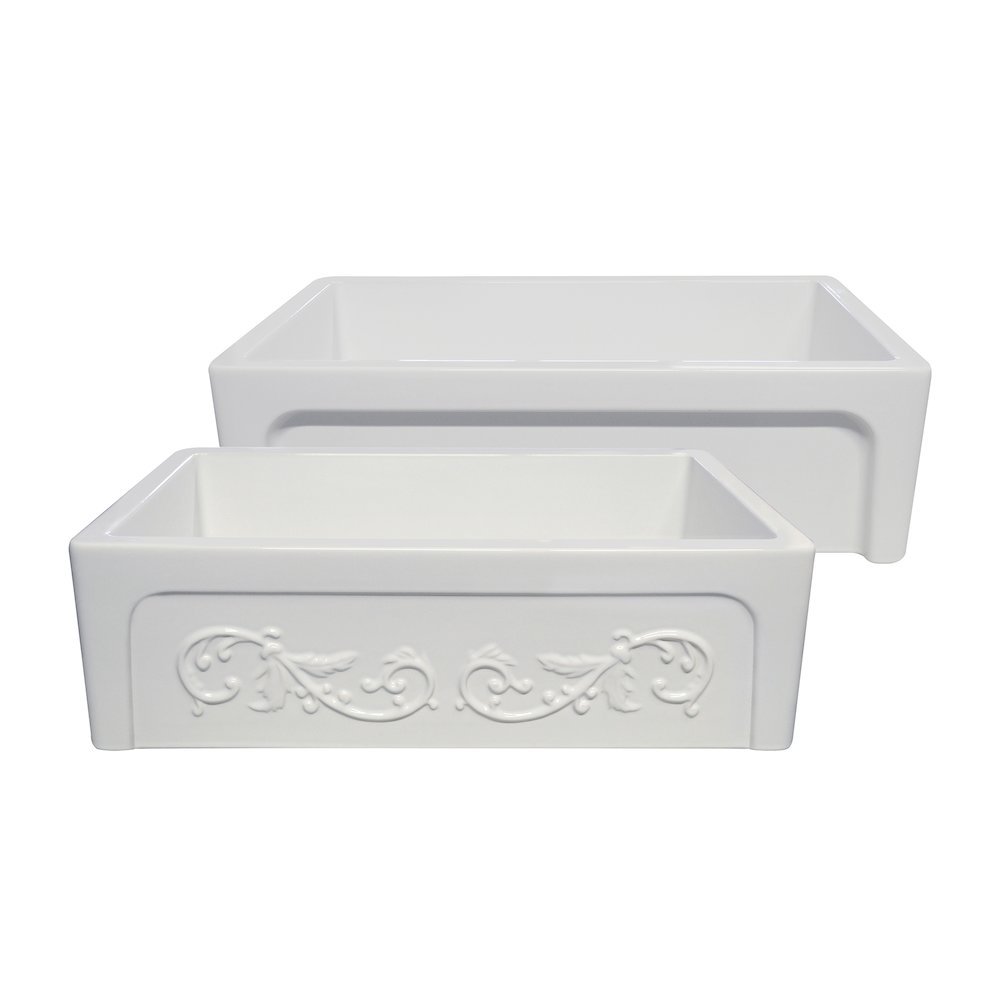 Glencove St. Ives 33" Front Apron Fireclay Sink. Picture 1