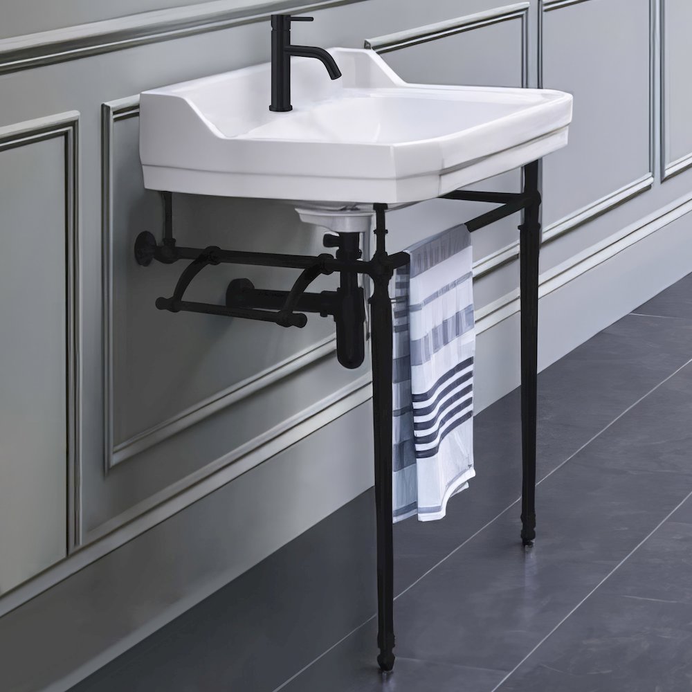 Victoriahaus rectangular basin china console. Picture 4