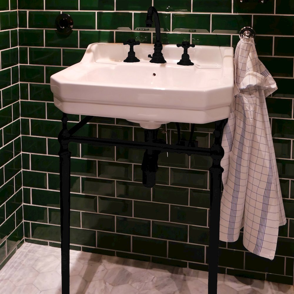 Victoriahaus rectangular basin china console. Picture 4