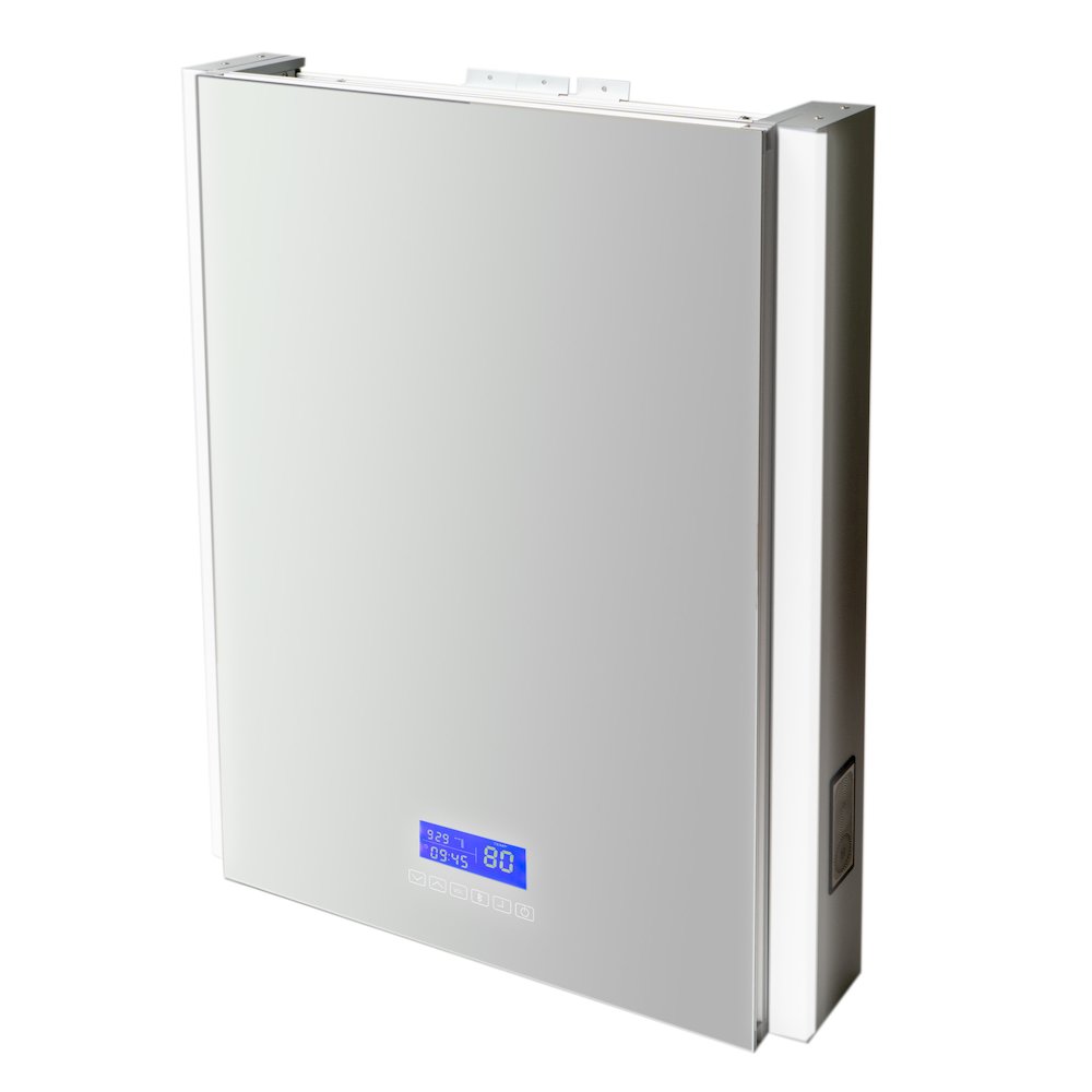 24" x 32" Single Door LED Light Bluetooth Medicine Cabinet. Picture 8