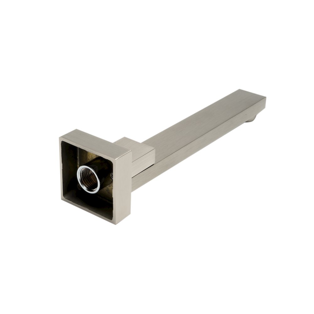 Brushed Nickel Square Foldable Tub Spout. Picture 4