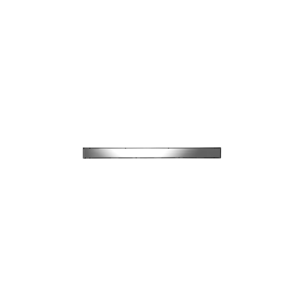 36" Modern Polished Stainless Steel Linear Shower Drain with Solid Cover. Picture 4