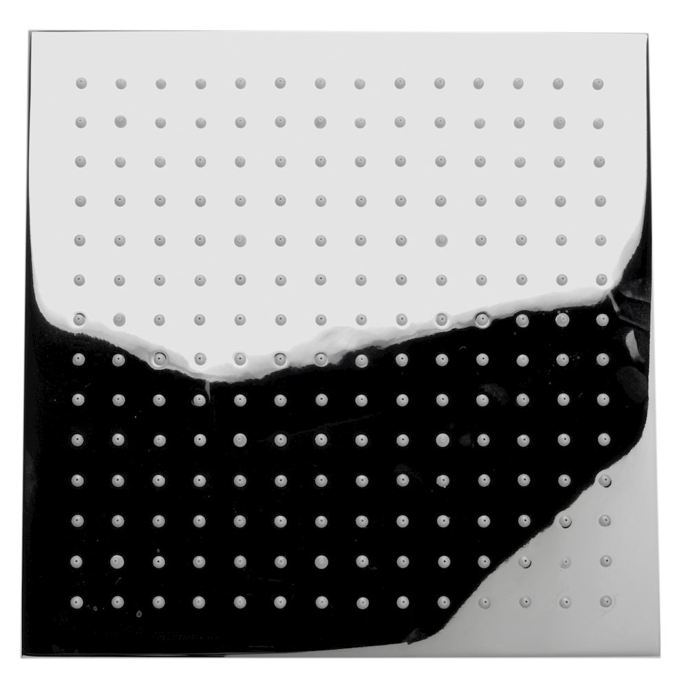 Polished Chrome 12" Square Multi Color LED Rain Shower Head. Picture 5