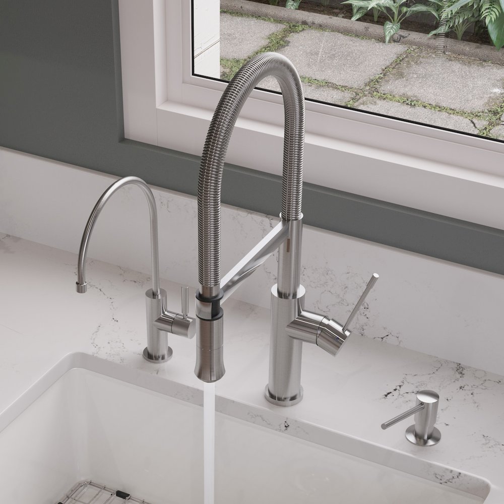Solid Brushed Stainless Steel Drinking Water Dispenser. Picture 9