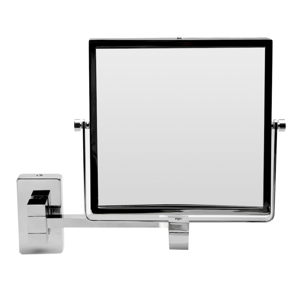 8" Square Wall Mounted 5x Magnify Cosmetic Mirror. Picture 6