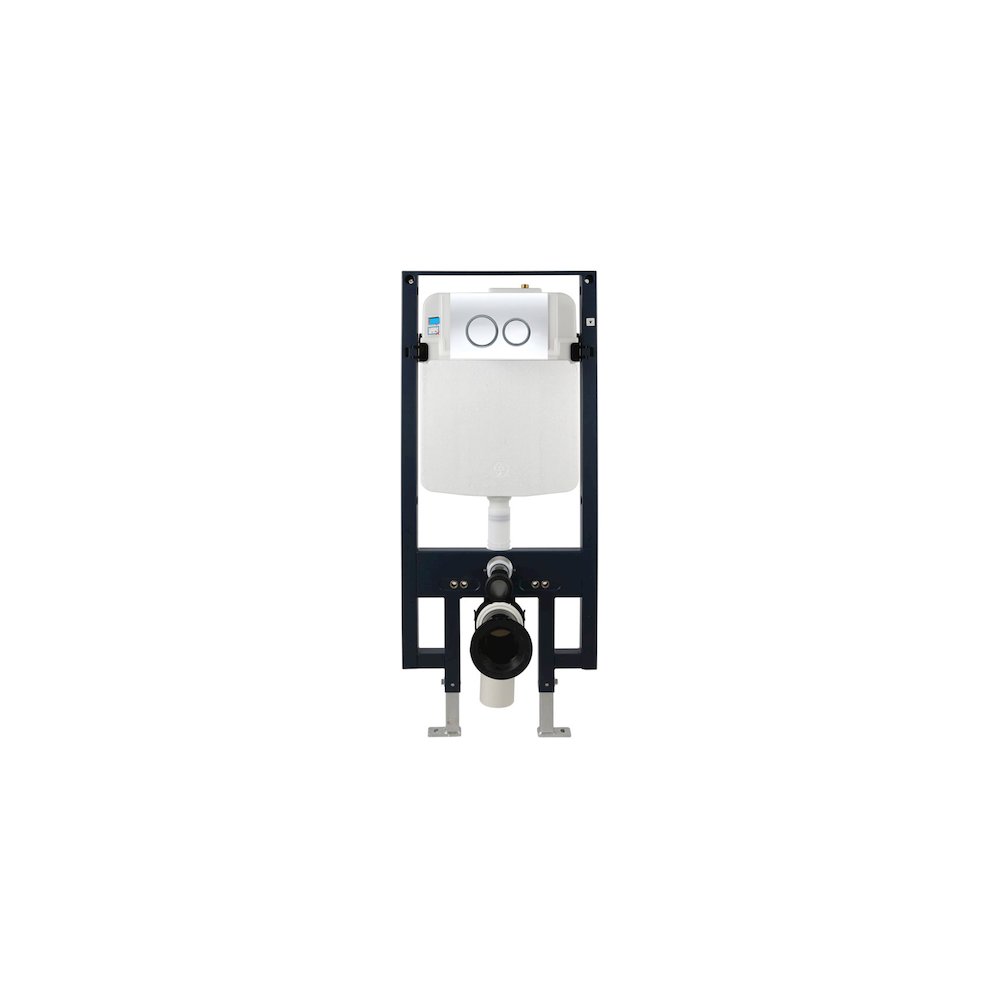 Dual Flush Wall Mounted Toilet Tank Carrier for WD101, WD332, WD333. Picture 1