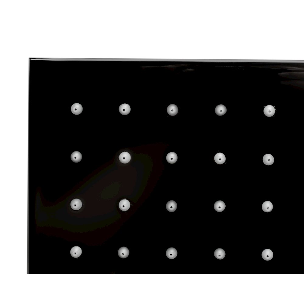 Polished Chrome 16" Square Multi Color LED Rain Shower Head. Picture 7