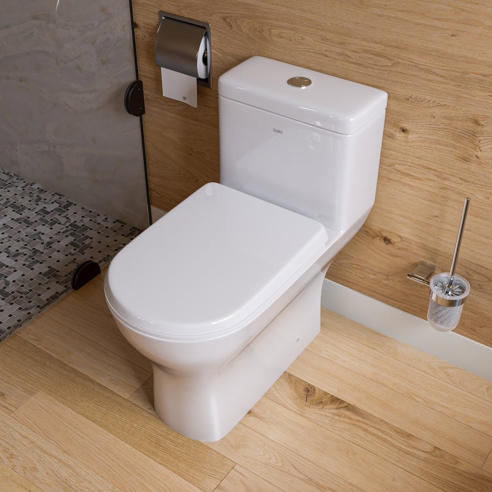 DUAL FLUSH ONE PIECE ECO-FRIENDLY HIGH EFFICIENCY LOW FLUSH CERAMIC TOILET. Picture 7