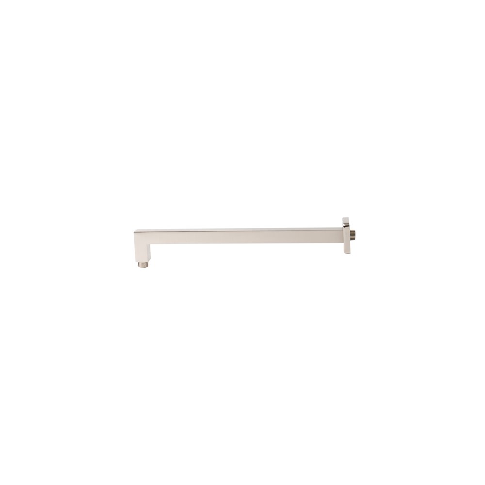 Brushed Nickel 16" Square Wall Shower Arm. Picture 4