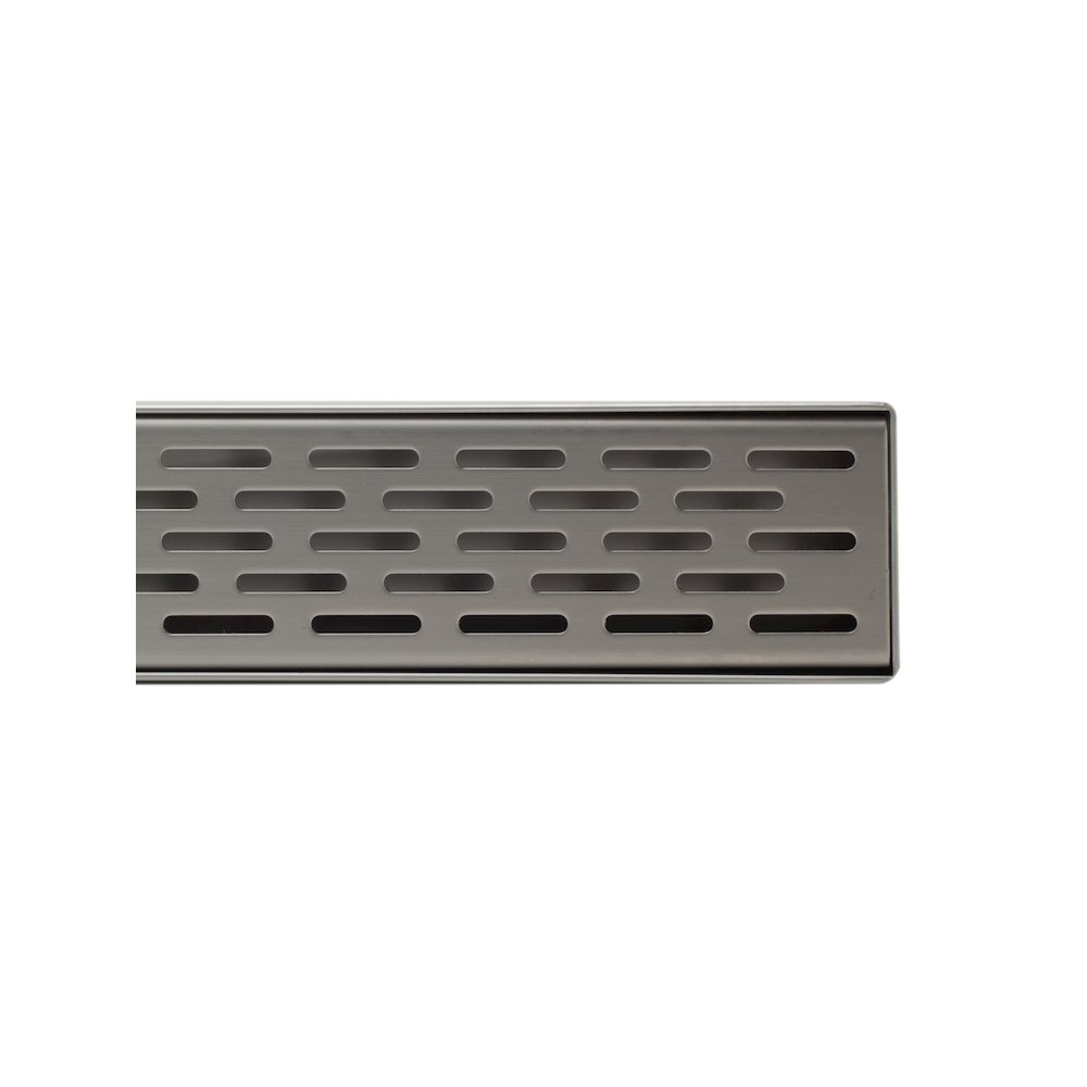 ABLD36C 36" Modern Stainless Steel Linear Shower Drain with Groove Holes. Picture 5