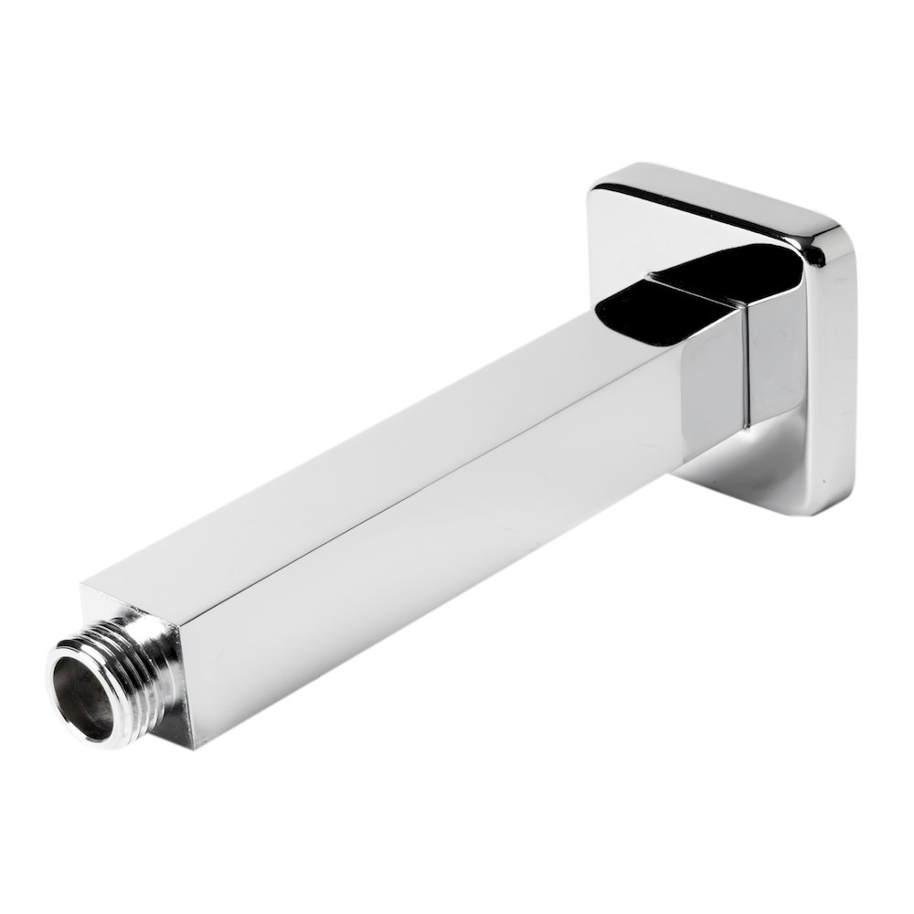 Polished Chrome 6" Square Ceiling Shower Arm. Picture 4