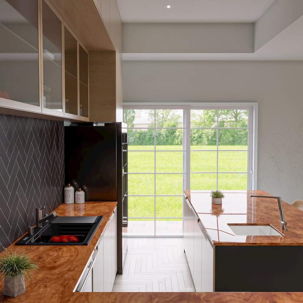 Black 33" Granite Composite Workstation Step Rim Double Bowl Drop In Sink. Picture 8