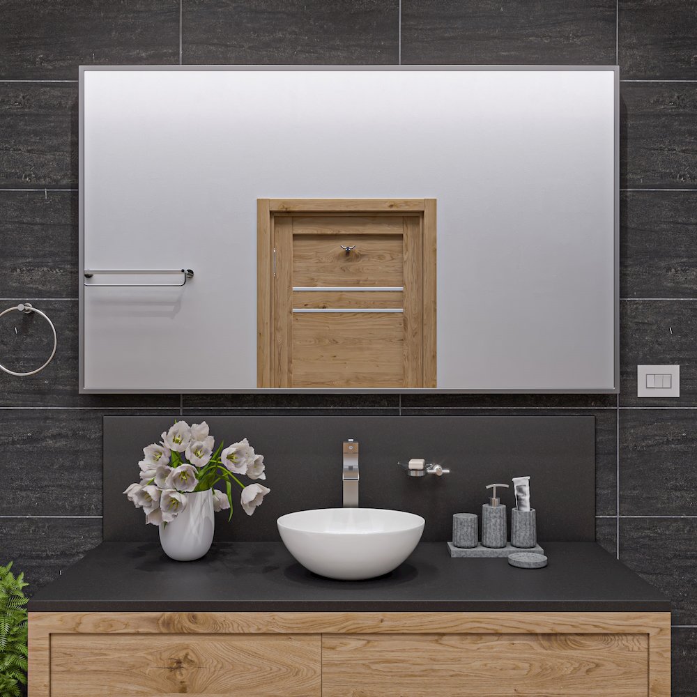 White 16" Egg Shape Above Mount Ceramic Sink. Picture 4